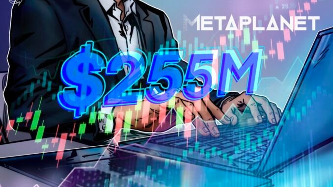 Metaplanet Raises $255M, Seeks $234M via New Strike Warrant Issuance