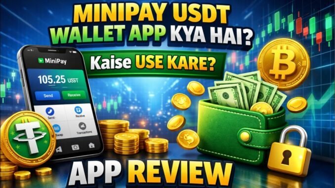 📱💰 MiniPay USDT Wallet App Kya Hai? MiniPay App Kaise Use Kare | MiniPay App Review