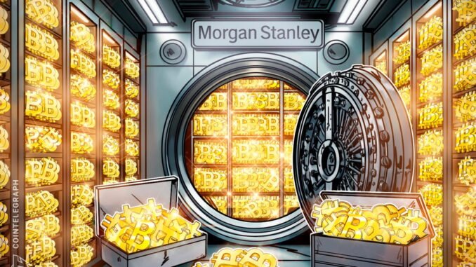 Morgan Stanley Pushes Closer to Bitcoin ETF With Amended SEC Morgan Stanley Pushes Closer to Bitcoin ETF With Amended SEC Filing