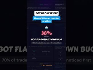 My AI Bot Told Me To Fix Itself | AI Trading Bot #Shorts