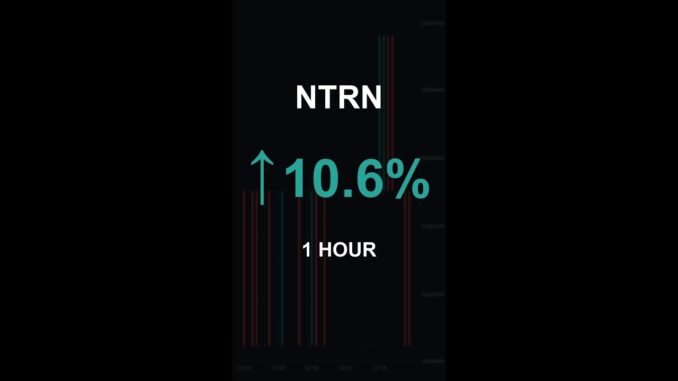 NTRN is up 10.6% in 1 hour!⚡March 25, 2026 | #crypto #altcoins #shorts