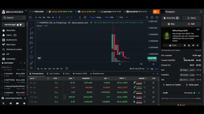 New Solana Gem Found on Dexscreener!