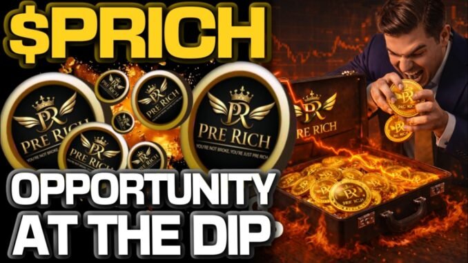 $PRICH COIN ON SOLANA IS GIVING YOU A PERFECT OPPORTUNITY AT THE DIP!!!