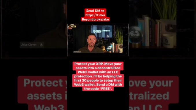 Protect your XRP. Move your assets off exchanges into a decentralized Web3 wallet. #xrp #web3wallet