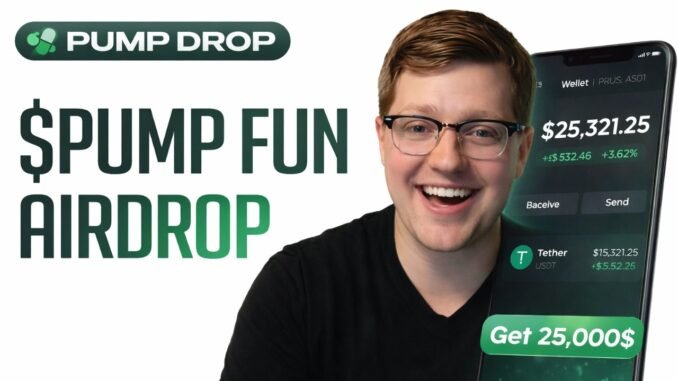 Pump fun Airdrop On Solana | Get Up To 25,000$ from Pumpfun Airdrop
