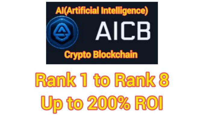 Rank AICB  | Staking AICB | Ai Crypto