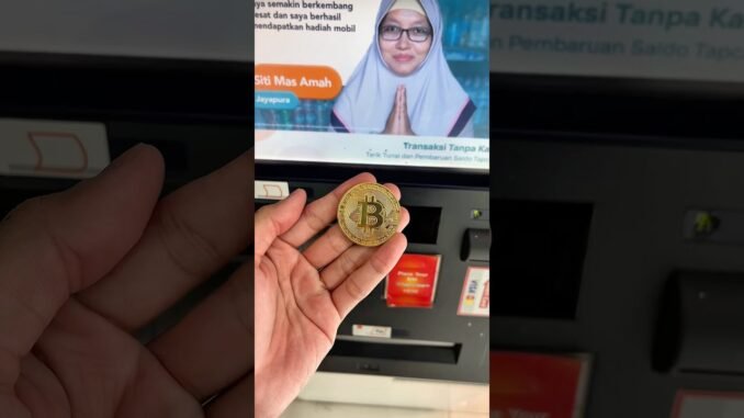 Real ATM Bitcoin BNI #bitcoin #crypto
