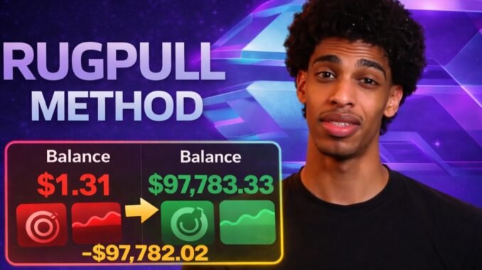 Rug Pull Method: Create Solana Memecoins (Live Rug Pull Results)