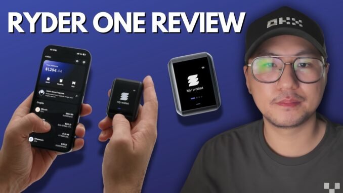 Ryder One Review - The Hardware Wallet For Beginners