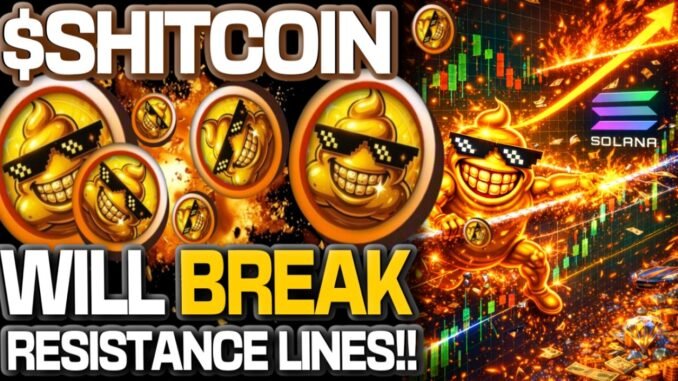 $SHITCOIN ON SOLANA IS GOING TO BREAK MAJOR RESISTANCE LINES!!!