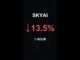 SKYAI is down 13.5% in 1 hour!⚡March 01, 2026 | #crypto #altcoins #shorts