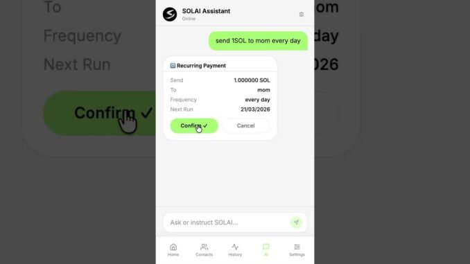 SOLAI Wallet — AI Crypto Wallet for Solana