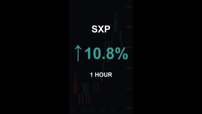 SXP is up 10.8% in 1 hour!⚡March 19, 2026 | #crypto #altcoins #shorts
