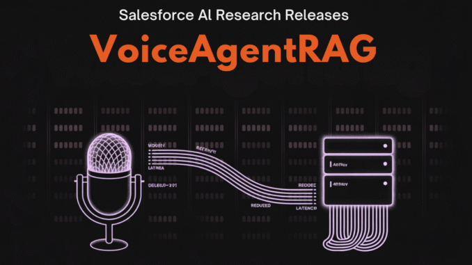 Salesforce AI Research Releases VoiceAgentRAG: A Dual-Agent Memory Router that Cuts Voice RAG Retrieval Latency by 316x