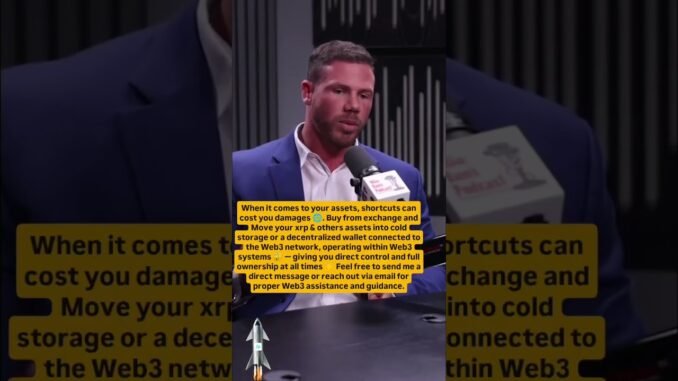 Set up decentralized wallet and make sure to connect to WEB3 ledger, Email me XRP GUIDE. #xrp #web3