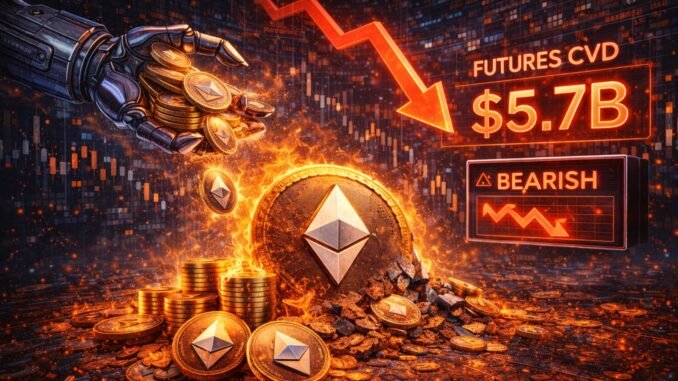 Smart Money Still Selling Ethereum? Futures CVD Shows $5.7B Bearish Smart Money Still Selling Ethereum? Futures CVD Shows $5.7B Bearish Pressure