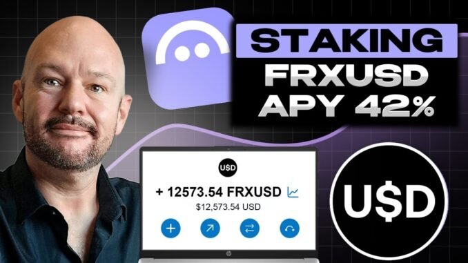 Stake FRXUSD Coin 🚀 42% APY Explained (Step-by-Step)