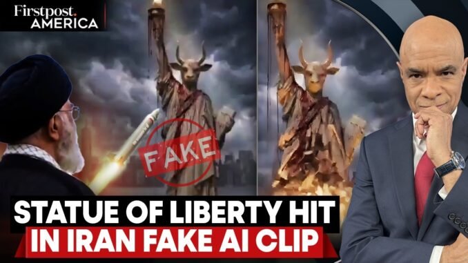 Statue of Liberty Targeted in Iran's AI Propaganda Video | Firstpost America | N18G