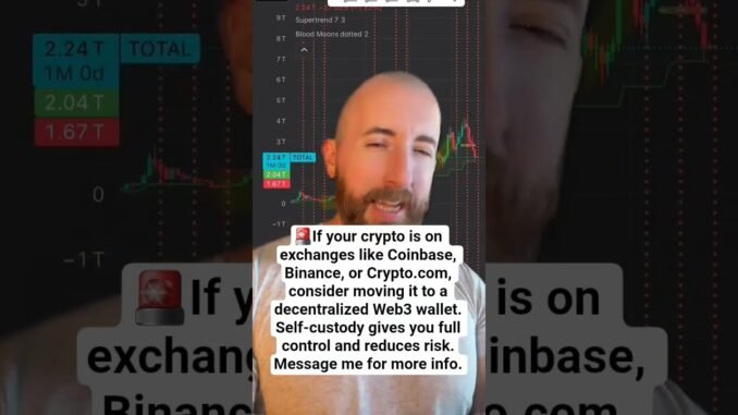 Still Holding Crypto on Exchanges? Watch This! #xrp #fyp #digitalassets #crypto