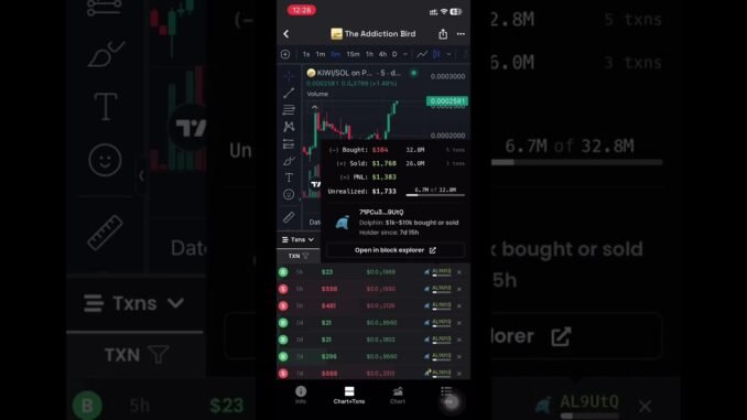Stop scrolling… you’re early on this! #dexscreener  #solanagems #trending