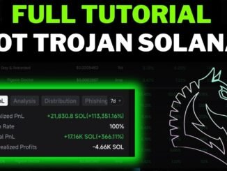 TUTORIAL TROJAN SOLANA #trojan #trojansolana #dexscreener #memecoin