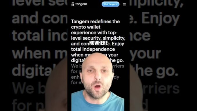 The Most Secure Hardware Wallet You Will Ever Find - Tangem