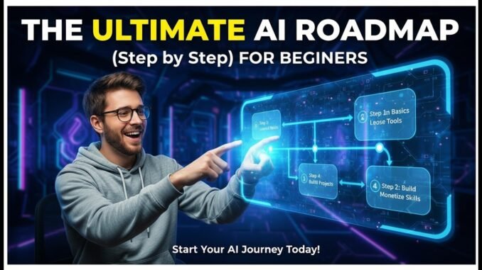 The Ultimate AI Roadmap for Beginners (Step by Step)