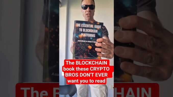 The blockchain book crypto bros never want you to read