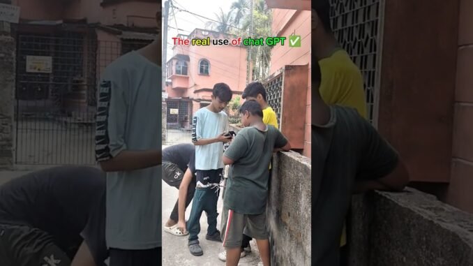 The real use of chat GPT ✅ #comedyshorts #funnyshorts #newshorts #chatgpt #funny