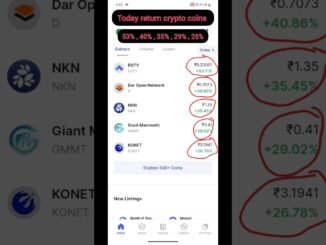 Today good  return crypto coins in coindcx #coindcx #crypto #trading #investment #earnmoney