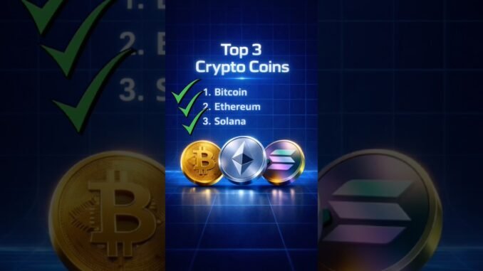 Top 3 Crypto Coins That Will Make You Rich  #crypto #viral #trending
