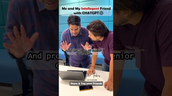 Two Dream Boys with Office AI agent | ChatGPT | Watch till the end! 😂 #comedy #viral   #funny