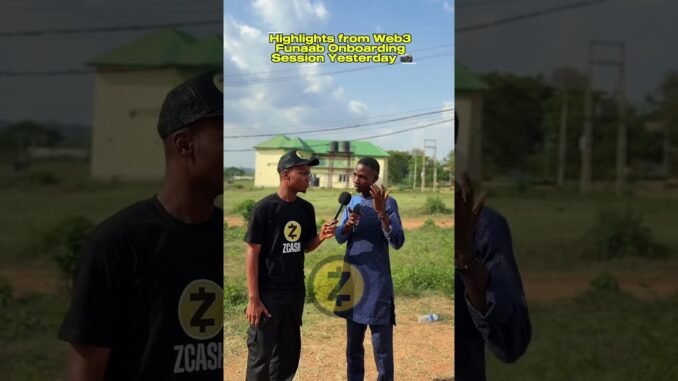 🎤 Voices from Web3 FUNAAB Freshers Onboarding Conference  Ep 2