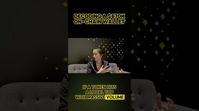 Volume-Price Forensics: Decoding a $670k On-Chain Wallet #bitcoin #web3 #alpha #finance #investing
