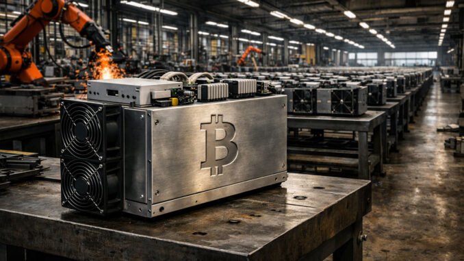 Washington moves to cut China out of the machines powering Bitcoin mining rigs assembled in a US factory, reflecting Washington’s push for domestic hardware to power American hash rate