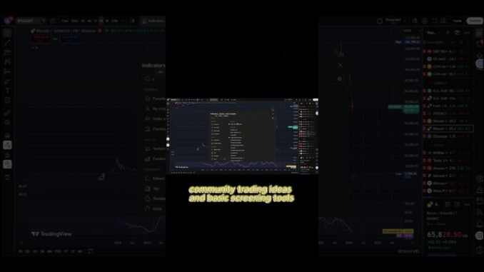 What Is TradingView? (Explained in 30 Seconds)  #trading #tradingview #crypto #stockmarket #ai