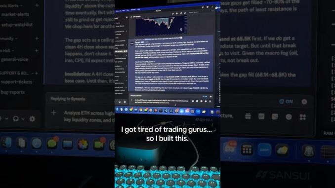 What if an AI could replace trading influencers?#ai #crypto #trading #fintech #trader #tech #fyp