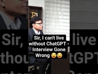 What is your Greatest Weakness? Interview Gone Wrong | Sir ChatGPT Is My Best Friend 😂