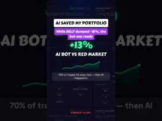 Why I Let AI Trade While Everything Dumped #Shorts #Crypto