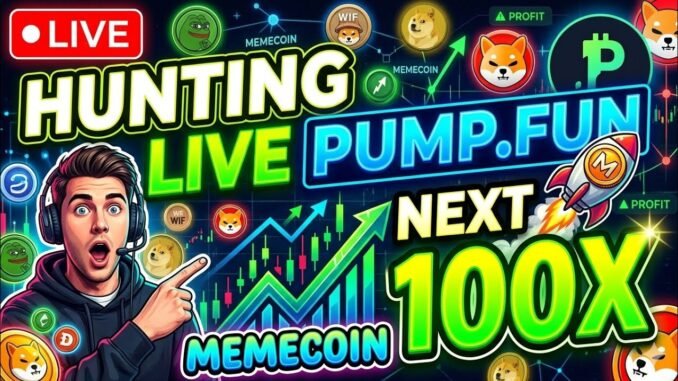 Witnessing live 100x memecoin on pump.fun
