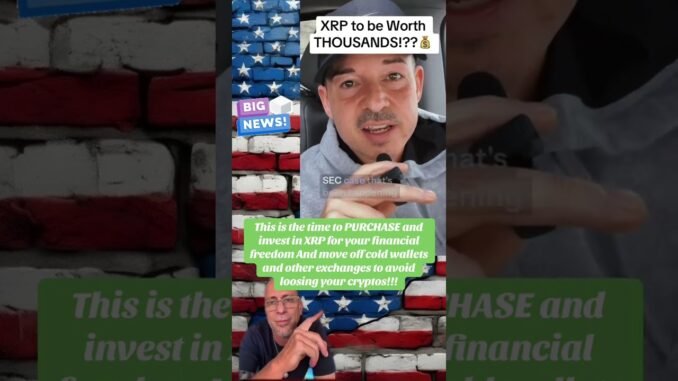 XRP holders listen! #xrp #xrparmy #crypto #cryptonews #usa