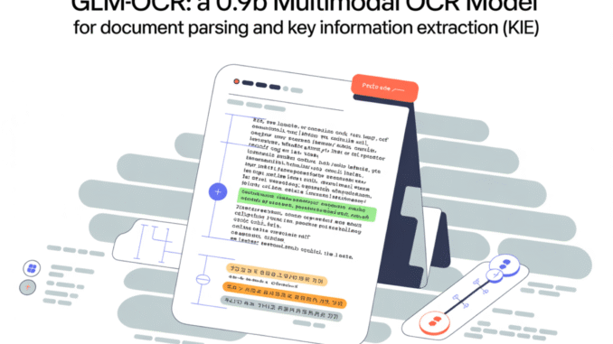 Zhipu AI Introduces GLM-OCR: A 0.9B Multimodal OCR Model for Zhipu AI Introduces GLM-OCR: A 0.9B Multimodal OCR Model for Document Parsing and Key Information Extraction (KIE)
