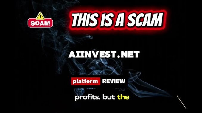 aiinvest.net Review | Is AIInvest Legit? AI Trading Platform Risk & User Awareness
