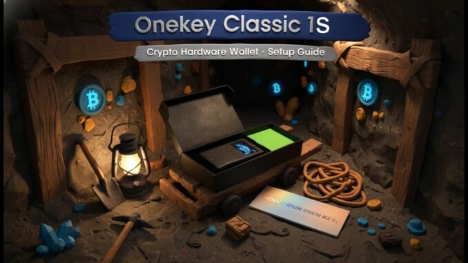 how to setup a crypto wallet - onekey Classic 1S complete setup guide