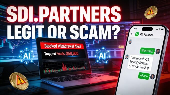 sdi.partners / SDI Partners Review – LEGIT OR SCAM? AI Crypto Trading Scam Exposed