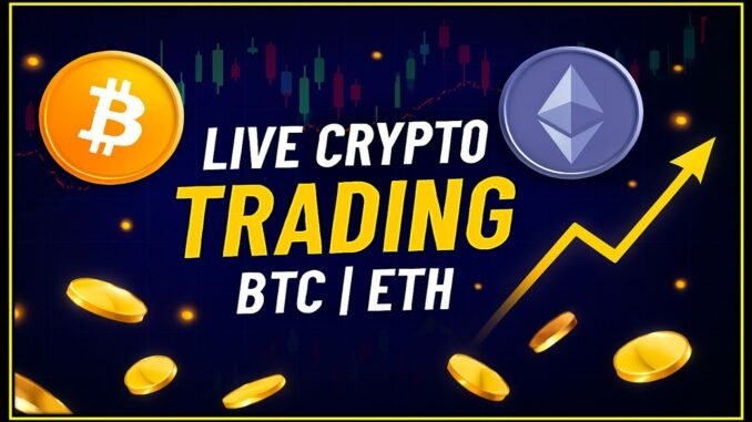#shorts BTC & ETH LIVE 🚨 Big Move Coming? | Crypto Market Live Hindi