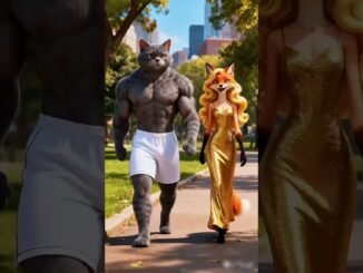 white cat revenge with black 😍👌#tending #ai #news