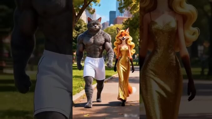 white cat revenge with black 😍👌#tending #ai #news