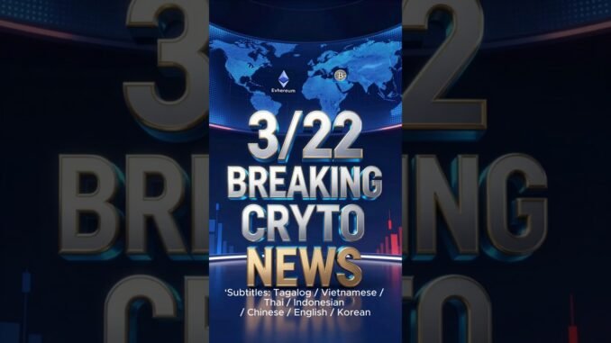 【Multi SUB】 3/21 Breaking Crypto News:🚨 2026 Crypto Scam Alert: Protect Your Assets! #shorts