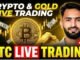 Btc Live Trading & Gold Live Trading | crypto live trading & xauusd Live Trading  #Gold #BTC #CRYPTO